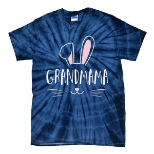 Grandmama Bunny Rabbit Family Group Easter Mother's Day Tie-Dye T-Shirt