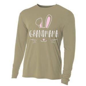 Grandmama Bunny Rabbit Family Group Easter Mother's Day Cooling Performance Long Sleeve Crew