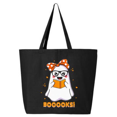 Ghost Book Reading Halloween Costume Teacher Books Lover 25L Jumbo Tote