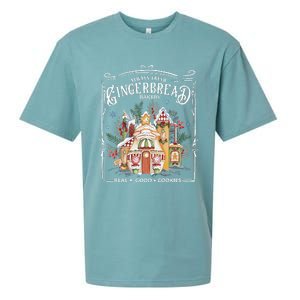 Gingerbread Bakery Retro Christmas Cookie Sueded Cloud Jersey T-Shirt