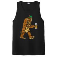 German Bigfoot Sasquatch Beer Lederhose Funny Oktoberfest PosiCharge Competitor Tank