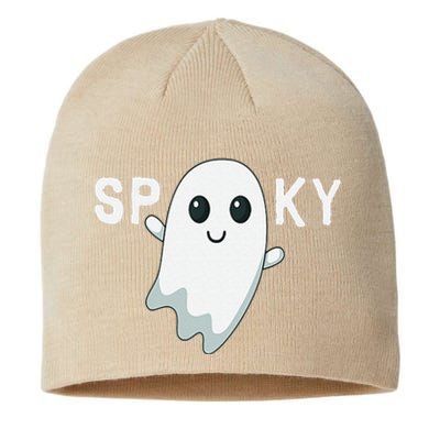 Ghost Boo Sheet Spooky Halloween Sayings Sustainable Beanie