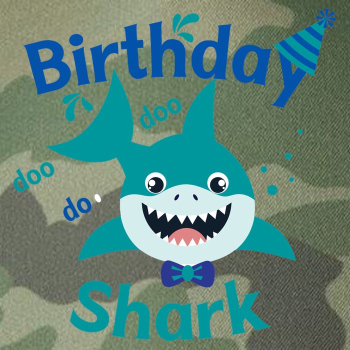 Green Birthday Shark Doo Doo Do Legacy Tie Dye Trucker Hat