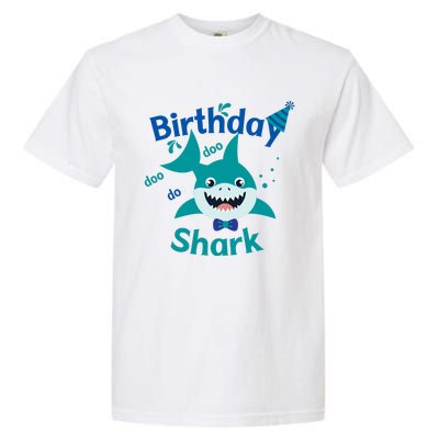 Green Birthday Shark Doo Doo Do Garment-Dyed Heavyweight T-Shirt