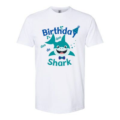 Green Birthday Shark Doo Doo Do Softstyle® CVC T-Shirt