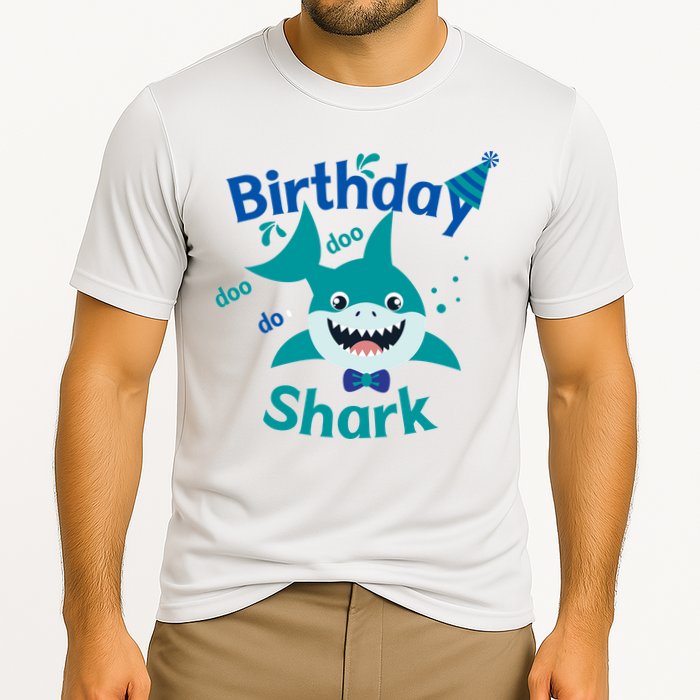 Green Birthday Shark Doo Doo Do Performance Shirt