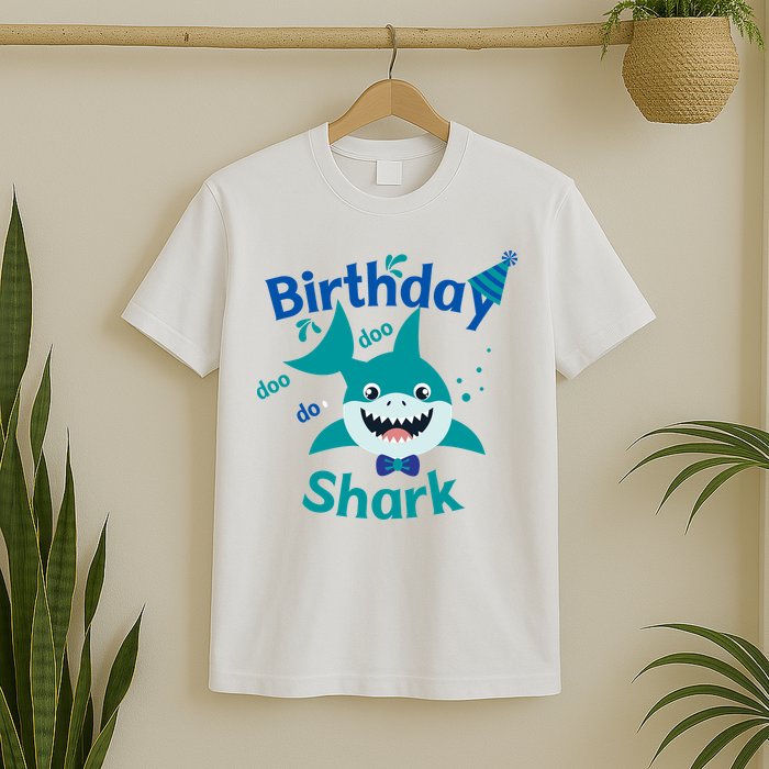 Green Birthday Shark Doo Doo Do T-Shirt