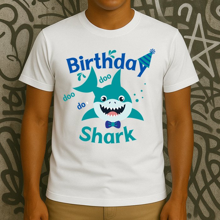 Green Birthday Shark Doo Doo Do T-Shirt