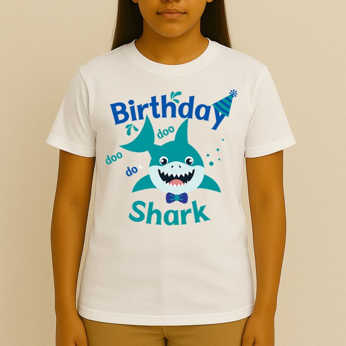 Green Birthday Shark Doo Doo Do T-Shirt