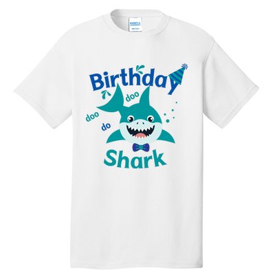 Green Birthday Shark Doo Doo Do Tall T-Shirt