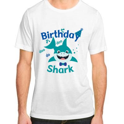 Green Birthday Shark Doo Doo Do Adult ChromaSoft Performance T-Shirt