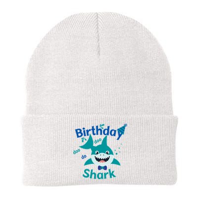 Green Birthday Shark Doo Doo Do Knit Cap Winter Beanie