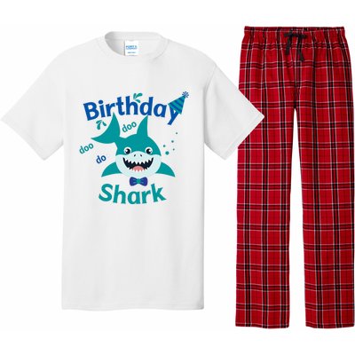 Green Birthday Shark Doo Doo Do Pajama Set