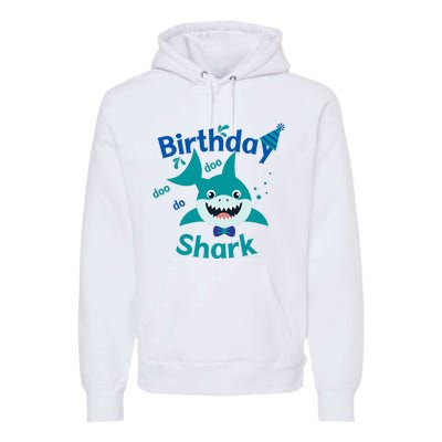 Green Birthday Shark Doo Doo Do Premium Hoodie