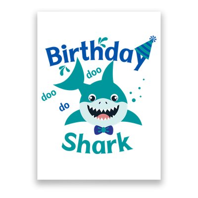 Green Birthday Shark Doo Doo Do Poster