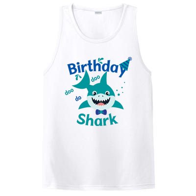 Green Birthday Shark Doo Doo Do PosiCharge Competitor Tank