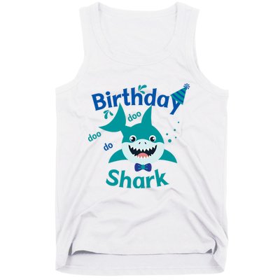 Green Birthday Shark Doo Doo Do Tank Top