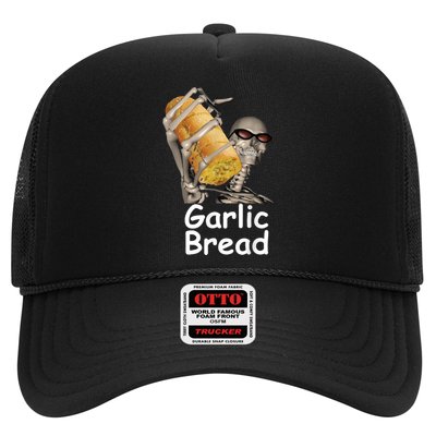 Garlic Bread Skeleton Funny Tees Trucker Hat