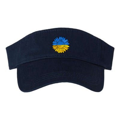 Gold & Blue Sunflower Flag Support Stand With Visor