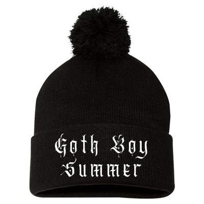 Goth Boy Summer Pom Pom 12in Knit Beanie