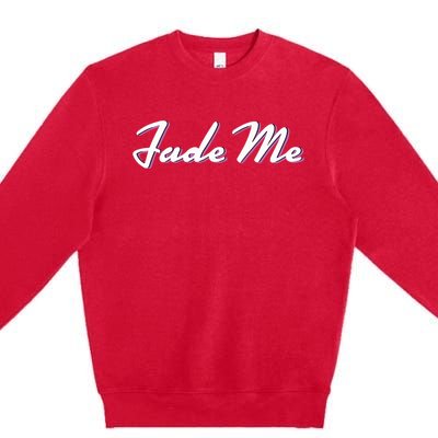 Guy Boston Sports Fade Me Vice Premium Crewneck Sweatshirt