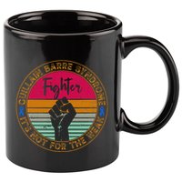 Guillain Barre Syndrome Awareness Fighter Warrior 11oz C Handle Ceramic Mug