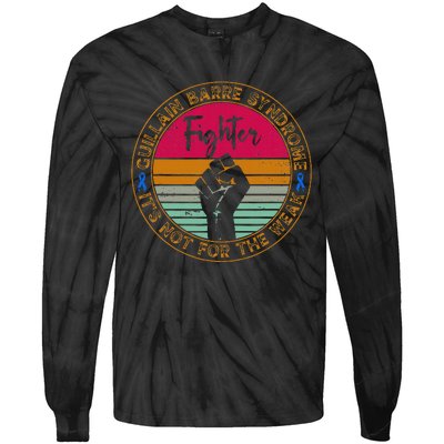 Guillain Barre Syndrome Awareness Fighter Warrior Tie-Dye Long Sleeve Shirt