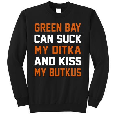 Green Bay Sucks Butkus Chicago Football Team Sweatshirt