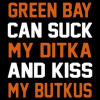 Green Bay Sucks Butkus Chicago Football Team City Backpack
