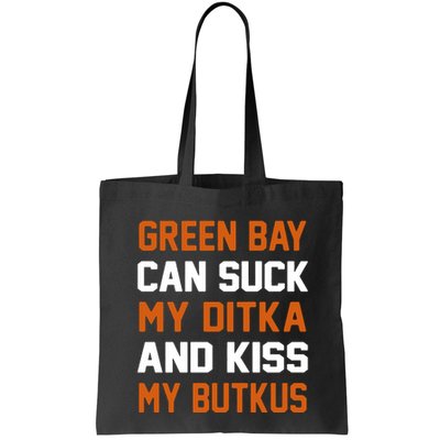 Green Bay Sucks Butkus Chicago Football Team Bag