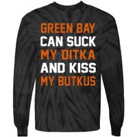 Green Bay Sucks Butkus Chicago Football Team Tie-Dye Long Sleeve Shirt