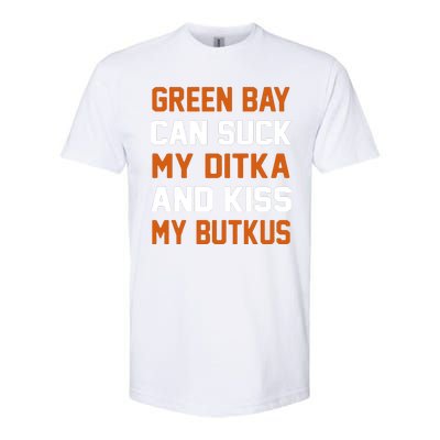 Green Bay Sucks Butkus Chicago Football Team Softstyle CVC T-Shirt