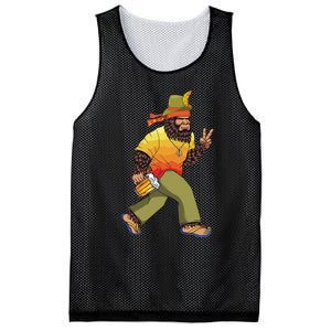 German Bigfoot Sasquatch Beer Lederhose Funny Oktoberfest Mesh Reversible Basketball Jersey Tank