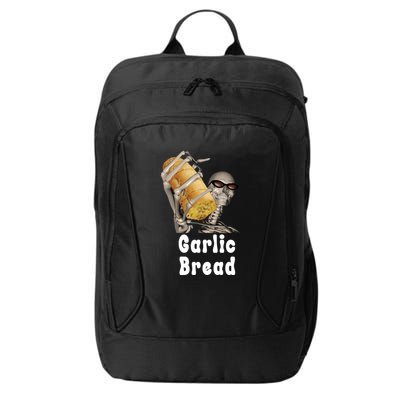 Garlic Bread Skeleton Funny Skeleton Meme City Backpack