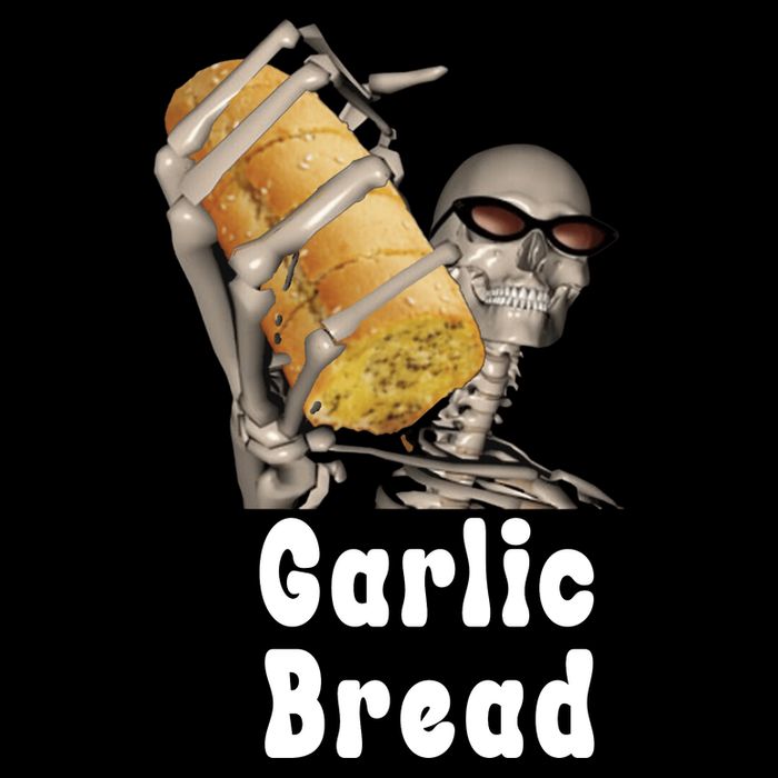 Garlic Bread Skeleton Funny Skeleton Meme Drawstring Bag