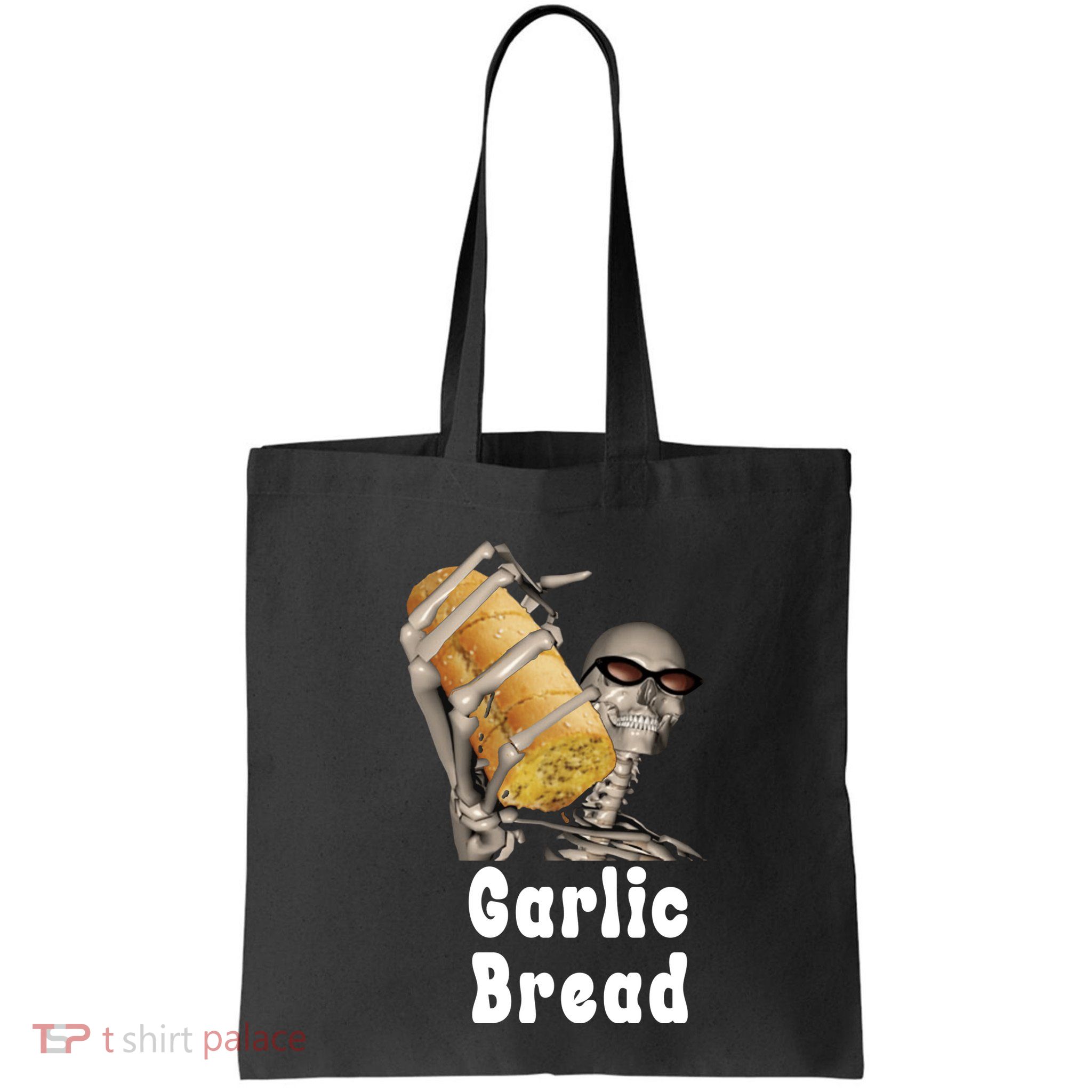 Garlic Bread Skeleton Funny Skeleton Meme Bag