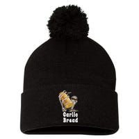 Garlic Bread Skeleton Funny Skeleton Meme Pom Pom 12in Knit Beanie