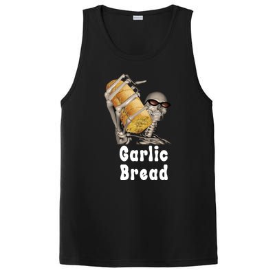 Garlic Bread Skeleton Funny Skeleton Meme PosiCharge Competitor Tank