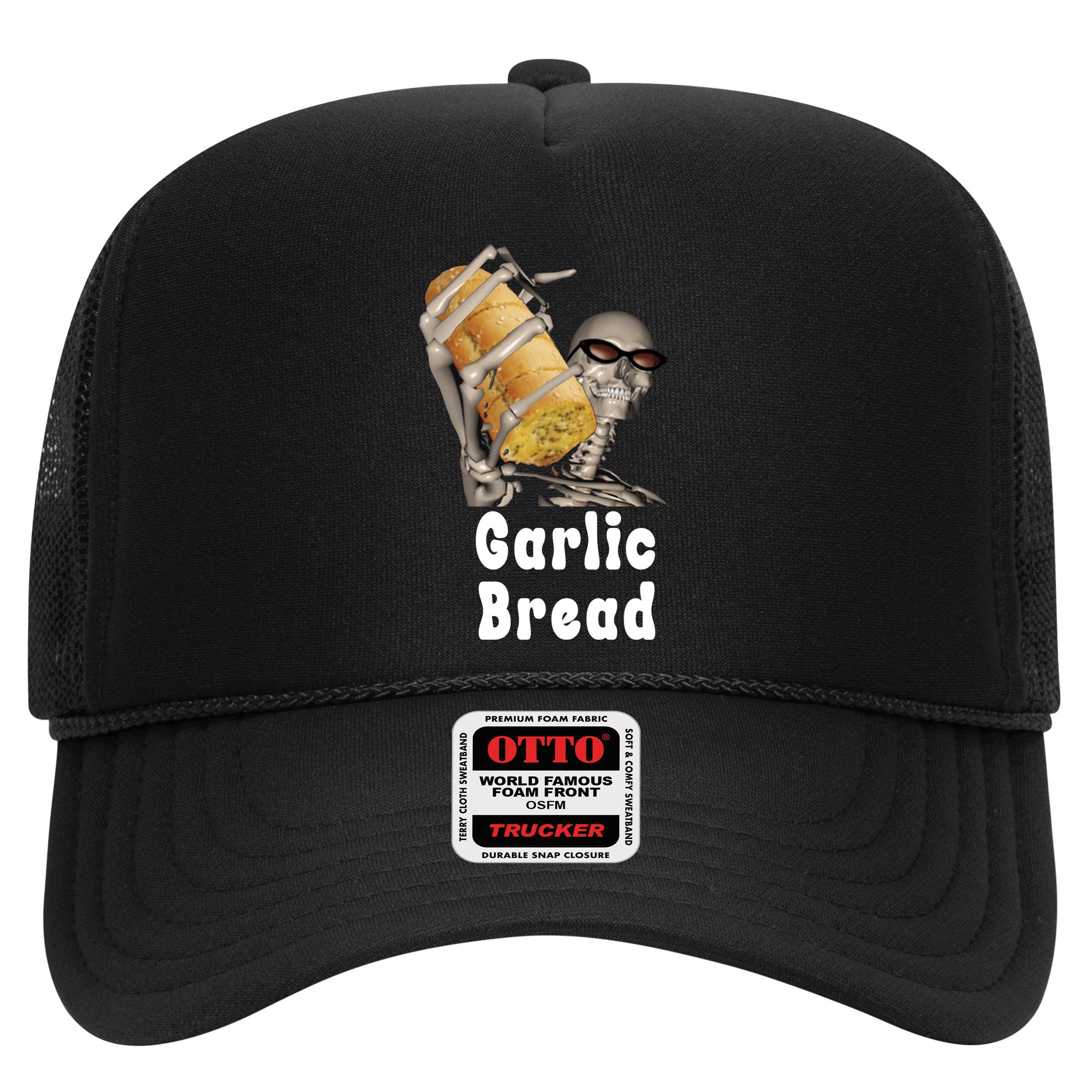 Garlic Bread Skeleton Funny Skeleton Meme Hat