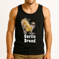 Garlic Bread Skeleton Funny Skeleton Meme Tank Top