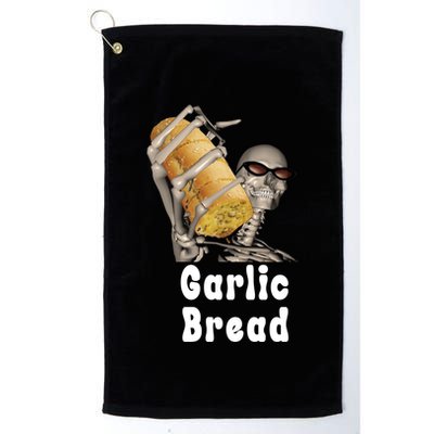 Garlic Bread Skeleton Funny Skeleton Meme Golf Towel