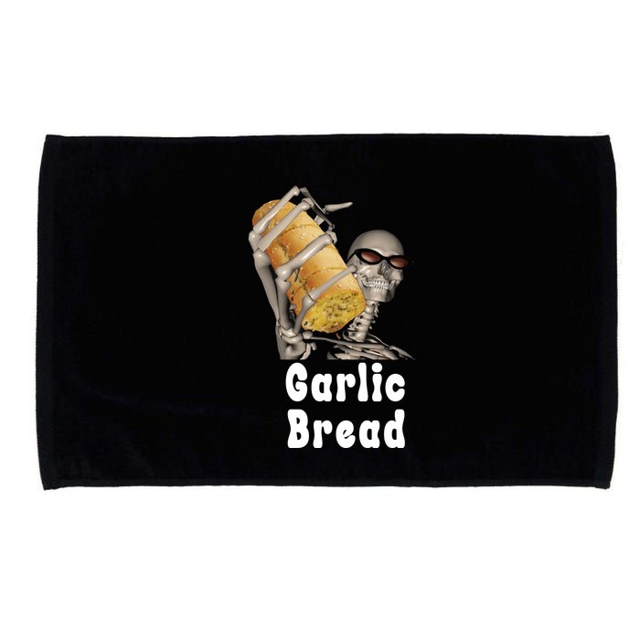 Garlic Bread Skeleton Funny Skeleton Meme Microfiber Hand Towel
