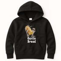 Garlic Bread Skeleton Funny Skeleton Meme Kids Hoodie