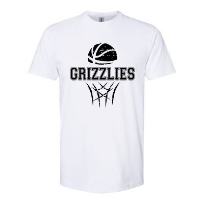 Grizzlies Basketball Sport Gift Softstyle® CVC T-Shirt