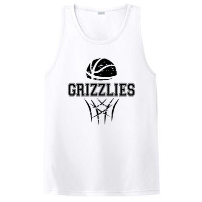 Grizzlies Basketball Sport Gift PosiCharge Competitor Tank