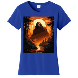 Graphic Bigfoot Sasquatch Women's T-Shirt