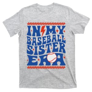 Groovy Baseball Sister Era Design T-Shirt