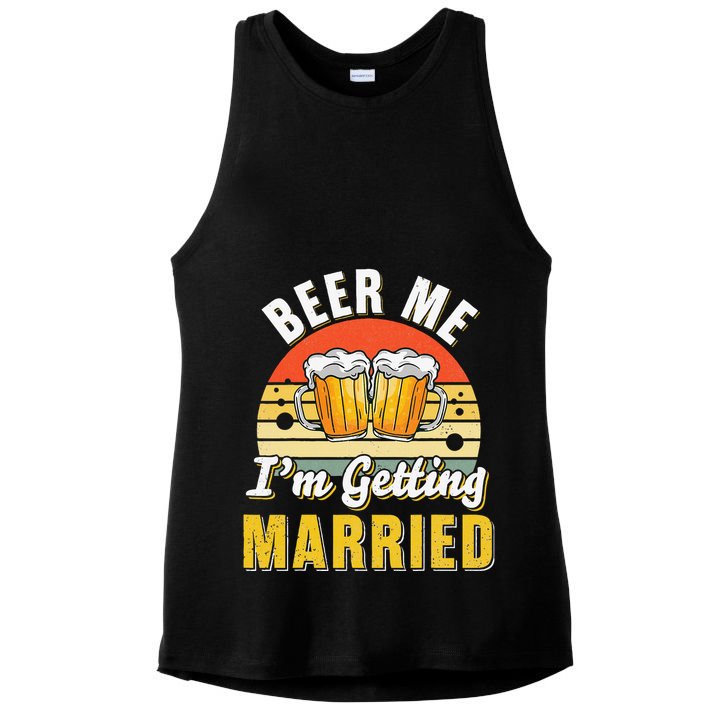 Groom Bachelor Supplies Party Wedding Ladies PosiCharge Tri-Blend Wicking Tank