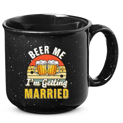 Groom Bachelor Supplies Party Wedding 15oz Campfire Ceramic Mug