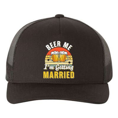 Groom Bachelor Supplies Party Wedding Yupoong Adult 5-Panel Trucker Hat